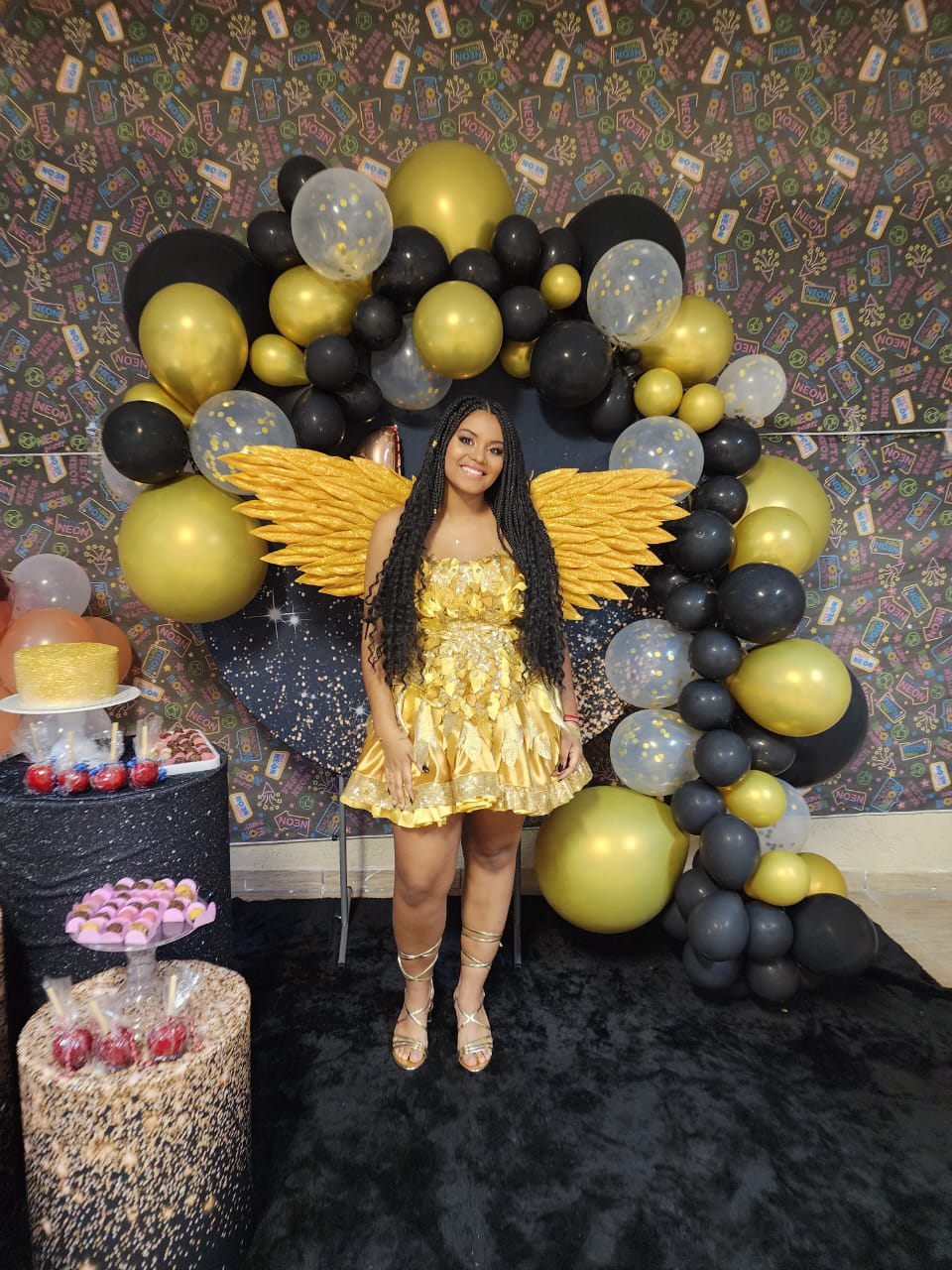 Fada Luxo Dourada -Cliente